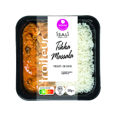 Poulet tikka massala et riz Isali - 350 g x 4 pc