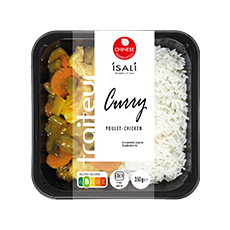 Poulet au curry et riz Isali - 350 g x 4 pc