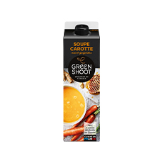 Soupe carotte miel gingembre Greenshoot - 1 L