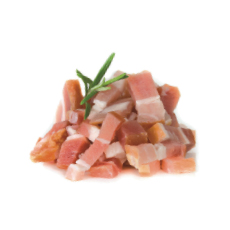 Lardon cru fumé coupe 8 x 4  - 1 kg