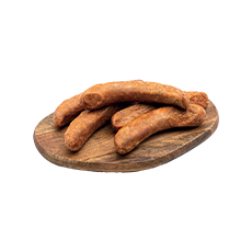 Saucisse cuite fumée pur porc qualité sup - 125 g x 12 pc (PV)