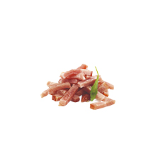 Lardons crus fumés allumettes VPF - 1kg