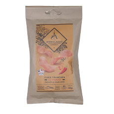 Les fines tranches séchées au piment VPF - A & J - 50 g x 12 pc