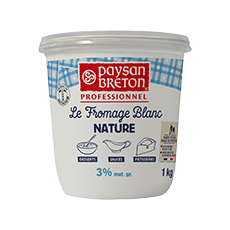 Fromage blanc nature 20 % MG Paysan Breton - 1 kg