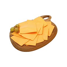 Cheddar fondu tranché 8 x 8 cm - 1.082 kg (88 tr)