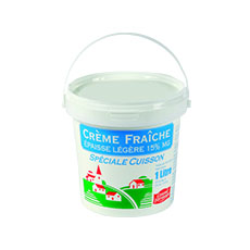 Crème fraîche épaisse 15 % MG - 1 kg