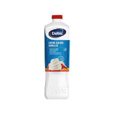 Crème sucrée vanillée Debic - 2 L