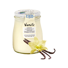 Yaourt brassé vanille La Ferme du Manège - 180 g x 6 pc