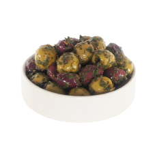 Olives vertes et kalamata aux herbes - 500 g