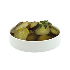 Cornichons aigres-doux en tranches ondulées - 850 g (PNE) 