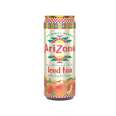 Arizona thé noir pêche - 330 ml x 12 pc