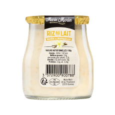 Riz au lait vanille Marie Morin - 140 g x 6 pc