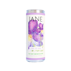 Thé glacé vert violette-citron au CBD Jane - 250 ml x 24 pc