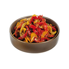 Poivron rouge et jaune mariné lanières - 1,7 kg (1,45 kg PNE)
