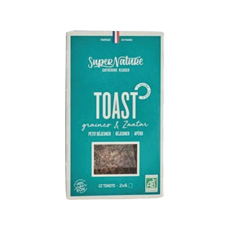 Toast bio graines et zaatar SuperNature - 204 g