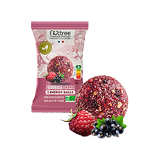 Energy balls framboise-cassis bio Nuttree - (2x15g) x15 sachets