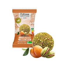 Energy balls abricot-pistache bio Nuttree - (2x15g) x 15 sachets