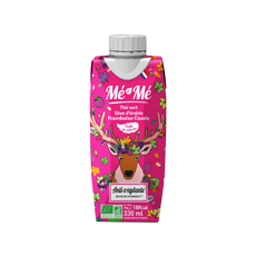 Thé vert sève d'érable framboise cassis bio Mé-Mé- 330 ml x12 pc