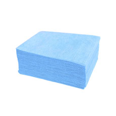 Lavette microtex bleue 50 cm x 35 cm - 25 pc