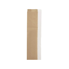 Sac sandwich kraft à fenêtre 100 + 40 x 360 mm - 1 000 pc