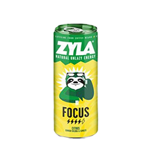 Boisson gazeuse énergisante focus citrus Zyla - 250 ml (6 x4pc)