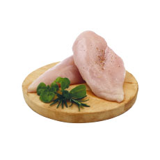 Filets de poulet cru France 140/160 g IQF - 2.5 kg x 2 pc