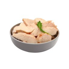 Émincé de filet et cuisse de poulet rôti 50-50 - 1 kg x 4 pc 