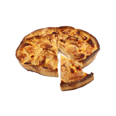 Tarte pommes alsacienne - 1.3 kg (130 g x 10 parts) x 3 pc