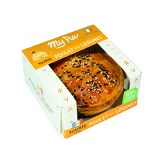 Tourte poulet-légumes My Pie - 170 g x 36 pc