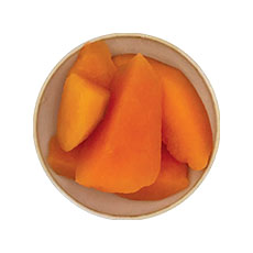Melons morceaux Charentais IQF - 1 kg x 5 pc