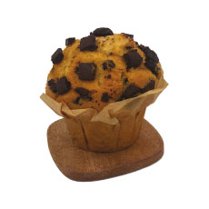 Muffin pépites chocolat noir fourré cacao-noisette-140 g x 40 pc