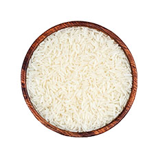 Riz blanc cuit IQF - 2.5 kg x 2 pc