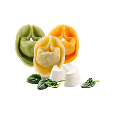 Tortellini tricolore ricotta épinard - 10 kg 