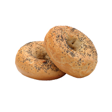 Bagels pavot - 115 g x 40 pc (10 pc x 4 sachets)