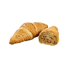 Croissant végan farine d'épeautre & quinoa - 80 g x 56 pc