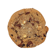Cookie cuit triple chocolat - 80 g x 50 pc