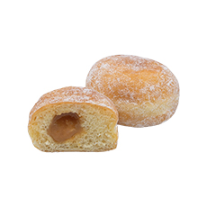 Mini beignet fourré caramel - 25 g x 175 pc (5 sachets x 35 pc)
