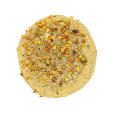 Cookie pistache-pépites de chocolat blanc vrac - 62 g x 50 pc