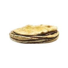Pain pita complet 22 cm - 75 g x 216 pc (36 x 6 pc)