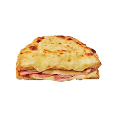 Croque-monsieur jambon-comté-béchamel précuit - 220 g x 25 pc