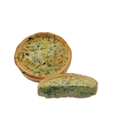Quiche poireaux - 200 g x 12 pc