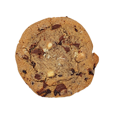 Cookie cuit triple chocolat vrac - 80 g x 50 pc