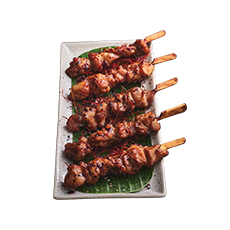 Brochette yakitori poulet cuite halal 40g-1,6 kg (40 broch.)x6pc