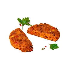 Galettes préfrites haricot rouge poivron piment doux 90gx40 pc