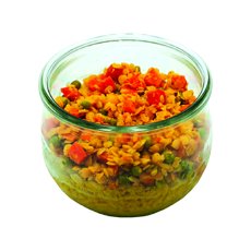 Dahl lentilles et riz bio - 350 g x 6 pc