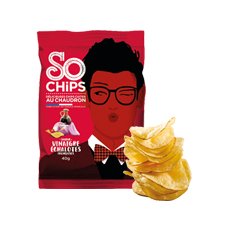 Chips vinaigre-échalotes SO CHiPS - 40 g x 32 pc