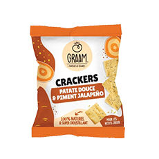 Crackers patate douce & piment jalapeño Graam - 30 g x 10 pc