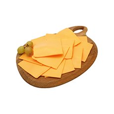 Cheddar fondu tranché 8 x 8 cm - 1.082 kg (88 tr)