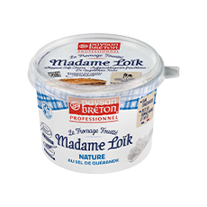 Fromage fouetté nature sel de Guérande Madame Loïk - 500 g