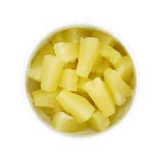 Ananas morceaux réguliers sirop 3/4 - 340 g (PNE)